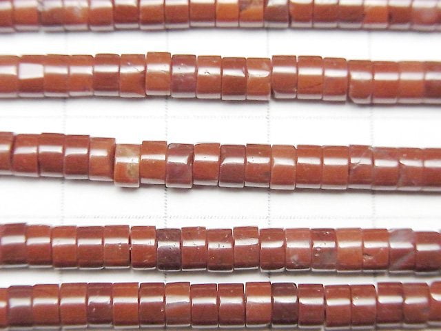 1strand $5.79! Red Jasper Roundel (Heishi) 4x4x2mm 1strand beads (aprx.15inch / 38cm)