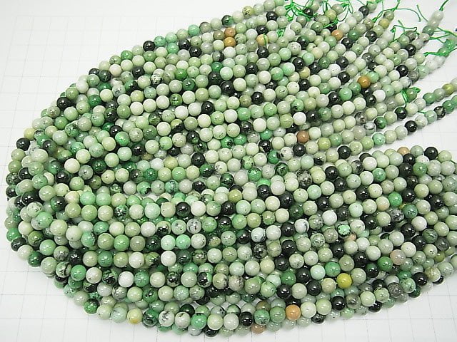 1strand $13.99! Hydro Grossular Garnet Round 6mm 1strand beads (aprx.15inch / 37cm)