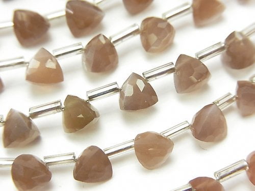 Moonstone, Triangle Gemstone Beads