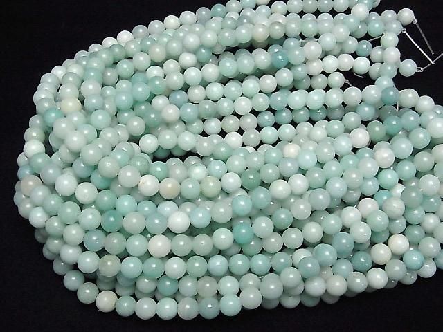 Amazonite AA++ Round 8.5mm 1strand beads (aprx.15inch/36cm)