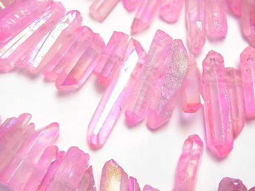 Crystal Quartz, Point Gemstone Beads