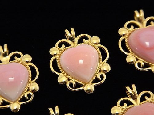 Accessories, Heart, Mother of Pearl (Shell Beads), Pendant Pearl & Shell Beads