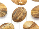[Video] Picture Jasper Oval Cabochon 25x18mm 2pcs $3.79!