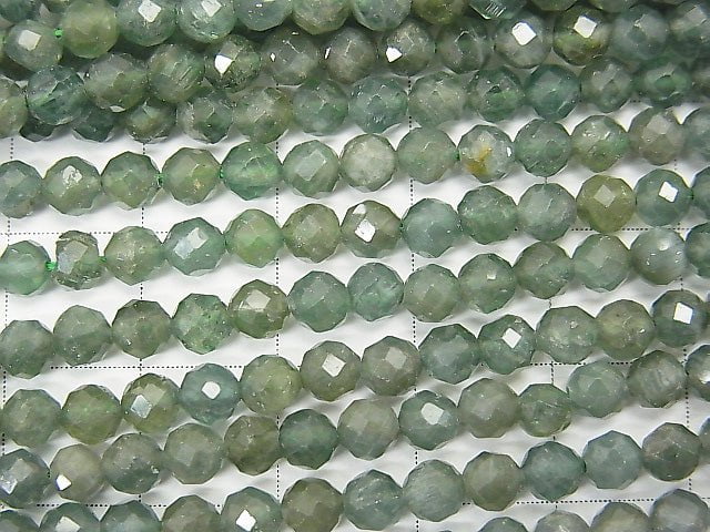 [Video]High Quality! 1strand $7.79! Green Apatite AA + Faceted Round 4mm 1strand beads (aprx.15inch / 36cm)