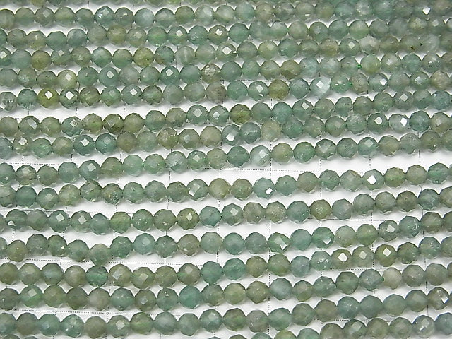 [Video]High Quality! 1strand $7.79! Green Apatite AA + Faceted Round 4mm 1strand beads (aprx.15inch / 36cm)