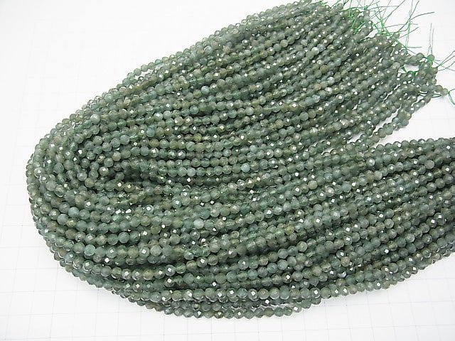 [Video]High Quality! 1strand $7.79! Green Apatite AA + Faceted Round 4mm 1strand beads (aprx.15inch / 36cm)