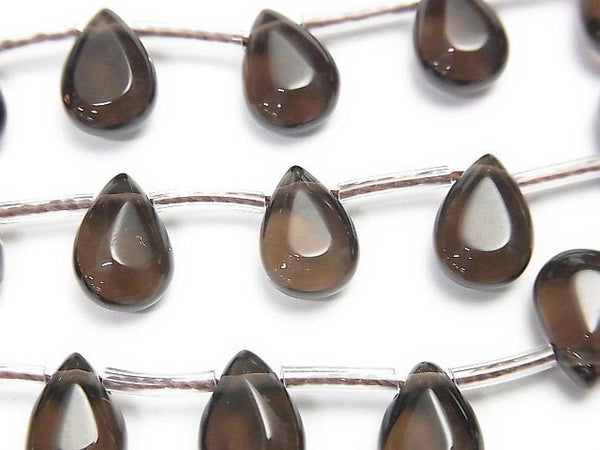 Pear Shape, Smoky Quartz Gemstone Beads