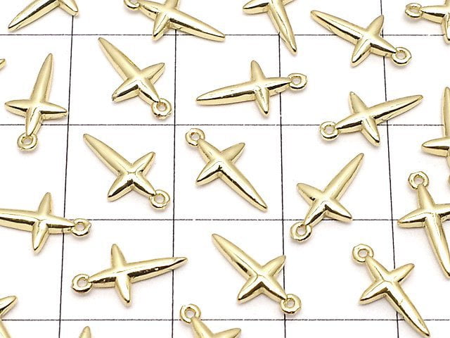 Metal Parts 11x6mm Cross Gold color 2pcs $1.79!