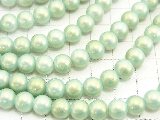 1strand $2.79! Glass Beads Round 8mm [Light Green] 1strand beads (aprx.14inch / 34cm)