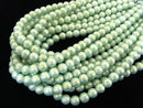 1strand $2.79! Glass Beads Round 8mm [Light Green] 1strand beads (aprx.14inch / 34cm)