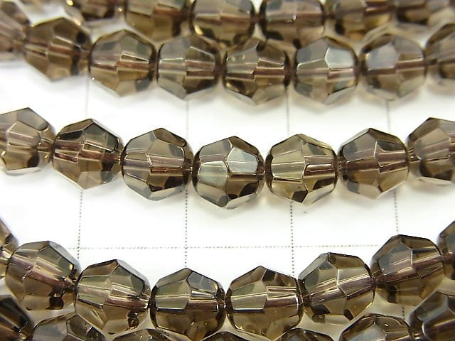 1strand $9.79! Smoky Quartz AAA 16Faceted 6mm 1strand beads (aprx.15inch/36cm)