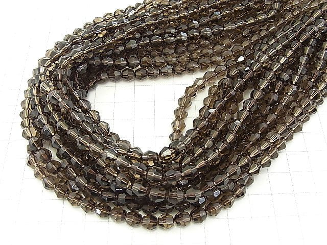 1strand $9.79! Smoky Quartz AAA 16Faceted 6mm 1strand beads (aprx.15inch/36cm)