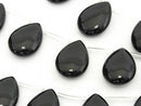 Onyx  Pear shape (Smooth) 20x15x7mm half or 1strand beads (aprx.15inch/36cm)