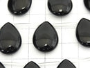 Onyx  Pear shape (Smooth) 20x15x7mm half or 1strand beads (aprx.15inch/36cm)