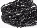 Buffalo Horn Square-Rectangle Rondelle Black x Brown 1strand beads (aprx.15inch / 38cm)