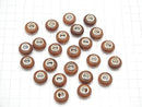 Bayon Wood Beads Rondelle 14mm [5mm hole] 5pcs