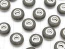 Gray Wood Rondelle 14mm [5mm Hole] 5pcs $2.79!