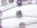 [Video] Multicolor Fluorite AA++ Rose 8mm half or 1strand beads (aprx.12inch/30cm)