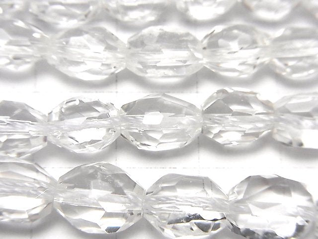 [Video]High Quality! Crystal AA++ Faceted Nugget 1strand beads (aprx.15inch/37cm)