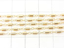 14KGF Tube Bar Chain 3x1.6mm 10cm