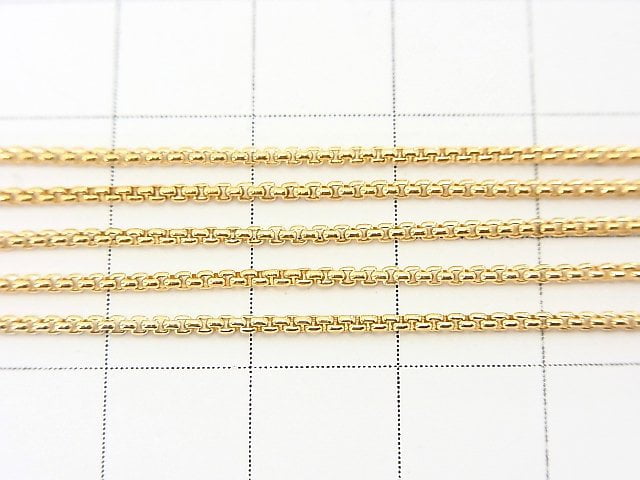 14KGF Venetian box chain (Round type) 1.2mm 10cm