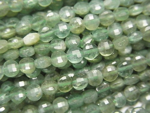 Apatite, Coin Gemstone Beads