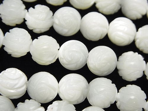 Mother of Pearl (Shell Beads), Rose, Round Pearl & Shell Beads
