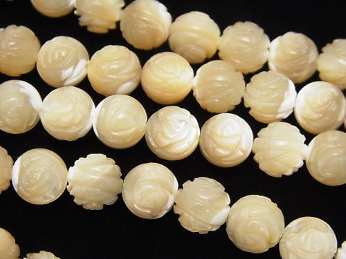 Mother of Pearl (Shell Beads), Rose, Round Pearl & Shell Beads