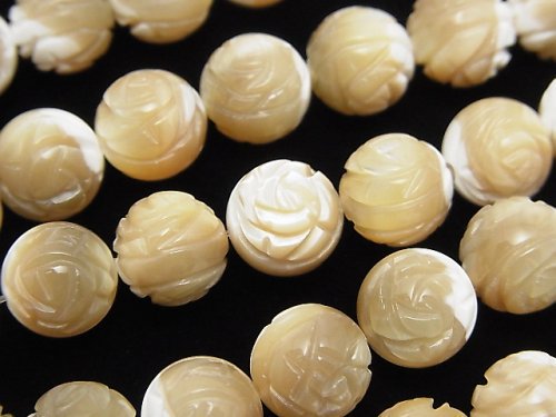 Mother of Pearl (Shell Beads), Rose, Round Pearl & Shell Beads
