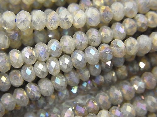 Labradorite, Roundel Gemstone Beads