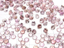 [Video] High Quality Pink Tourmaline AAA Loose Stone, Round Faceted, 4x4mm, 3pcs