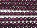 [Video] Indian Garnet AAA Round 4mm 1strand beads (aprx.15inch/37cm)