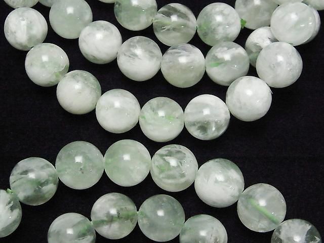 [Video] Angel Feather Fluorite Round 10mm Bracelet