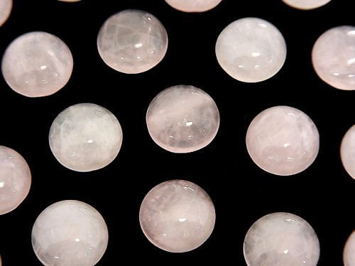 Cabochon, Rose Quartz Gemstone Beads