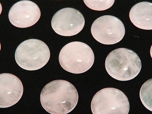 Cabochon, Rose Quartz Gemstone Beads