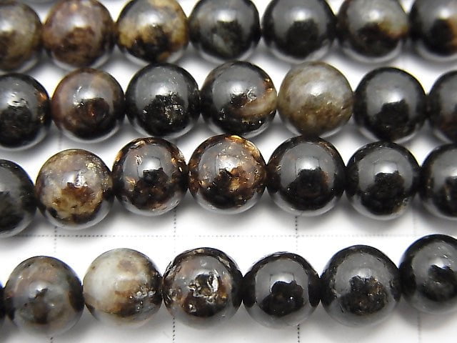 1strand $8.79! Biotite  Round 6mm 1strand beads (aprx.15inch/38cm)