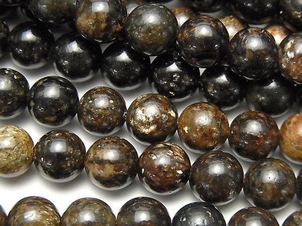 Biotite, Round Gemstone Beads