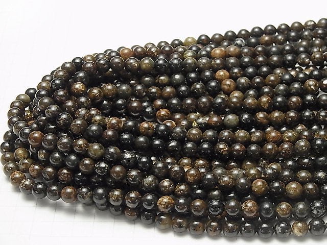 1strand $9.79! Biotite  Round 8mm 1strand beads (aprx.15inch/38cm)