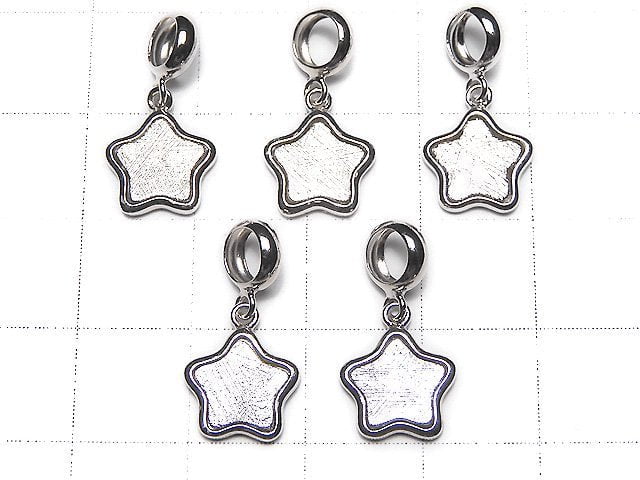 Meteorite Star Motif Pendant 9x9x1.5mm Silver925