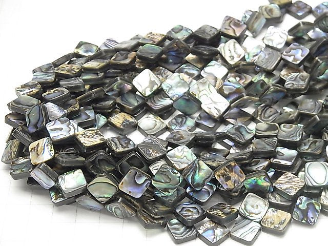 Abalone Shell  Diamond 12x12mm1/4 or 1strand beads (aprx.15inch/37cm)