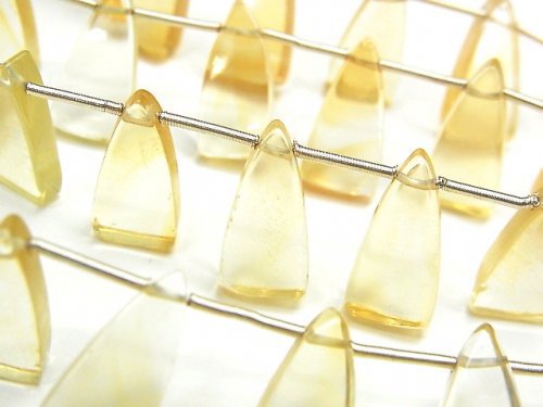 Citrine, Pear Shape Gemstone Beads