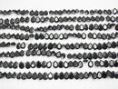 [Video]High Quality Black Spinel AAA Pear shape Faceted 10x7x3mm half or 1strand (28pcs)