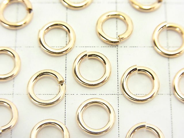 Sizes can be selected! 14KGF Gauge 1.2mm Jump Ring 5pcs