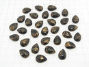 Copper Obsidian AAA Pear shape  Cabochon 14x10mm 3pcs $9.79!