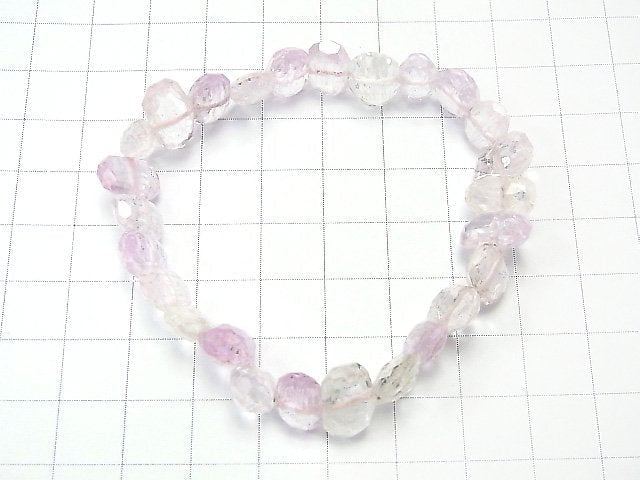 [Video] [One of a kind] High Quality Afghanistan Kunzite AAA Faceted Nugget Bracelet NO.2