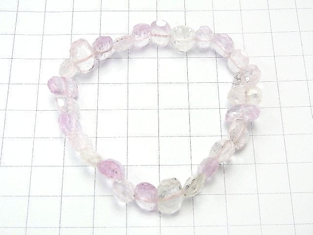 [Video] [One of a kind] High Quality Afghanistan Kunzite AAA Faceted Nugget Bracelet NO.2