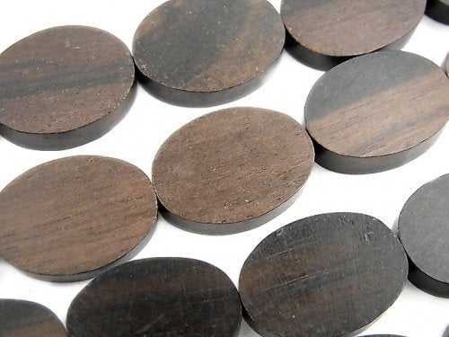 Oval, Wood Beads Natural Beads