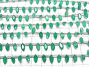 [Video] High Quality Green Onyx AAA Marquise Faceted 8x4mm 1strand (18pcs)