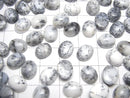 [Video]Dendrite Opal Oval Cabochon 10x8mm 5pcs