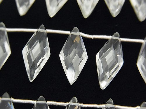 Crystal Quartz, Marquise Gemstone Beads